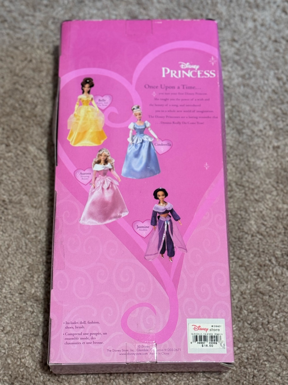 Official Disney Store 2001 Vintage Princess Cinderella Doll! - Picture 2 of 3